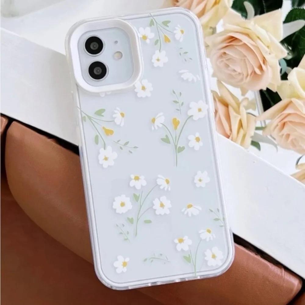 ⚠️Clearance🫧iPhone 14/Pro/Pro Max/Plus Cute Floral Clear Protective iPhone Case - Picture 2 of 4